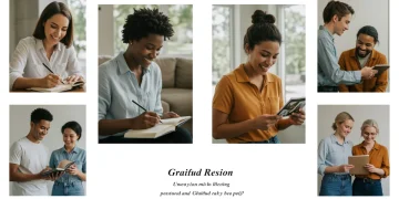 Diverse Americans practicing daily gratitude for emotional health