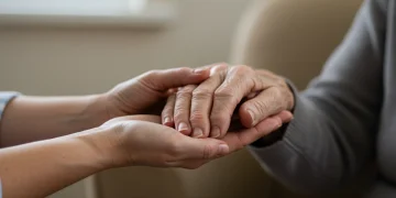 Navigating Cognitive Decline: Practical Solutions for US Families in 2025 Gentle hand holding for cognitive decline support in a US family setting