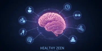 Optimizing Brain Health: 3-Month Plan for Memory & Focus Abstract art representing a healthy and active brain with glowing neural networks, symbolizing enhanced memory and focus through a holistic approach.