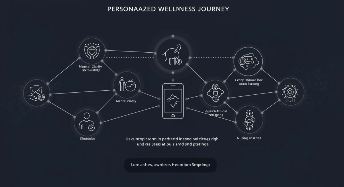 Personalized wellness journey with AI guidance
