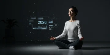 2026 Self-Care Audit: Reclaim Mental Energy & Reduce Stress Person meditating to reclaim mental energy and reduce stress in 2026.
