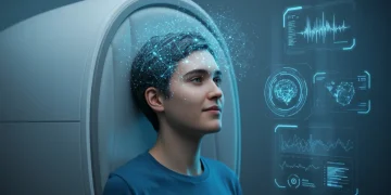 Futuristic sleep pod enhancing cognitive function with advanced US sleep science
