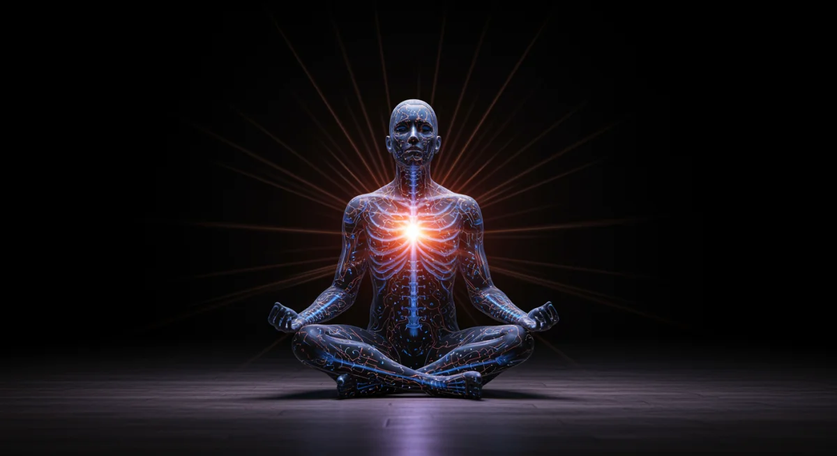 Person concentrating, demonstrating enhanced focus from mental exercises.