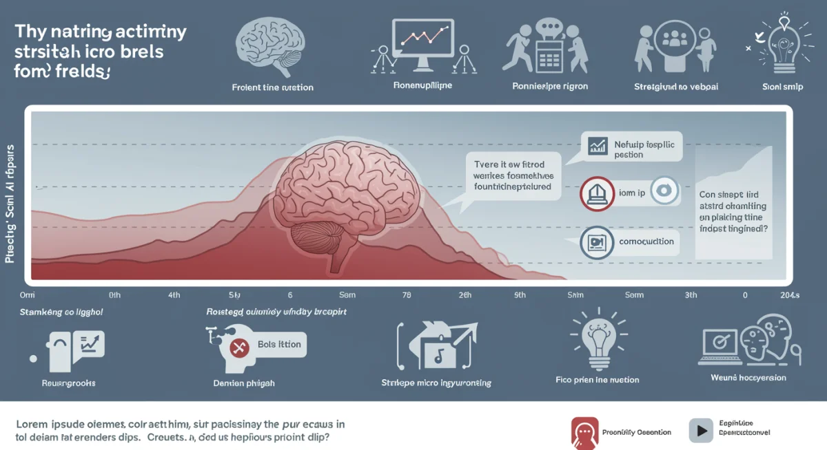 Brain activity and micro-breaks infographic showing sustained focus.